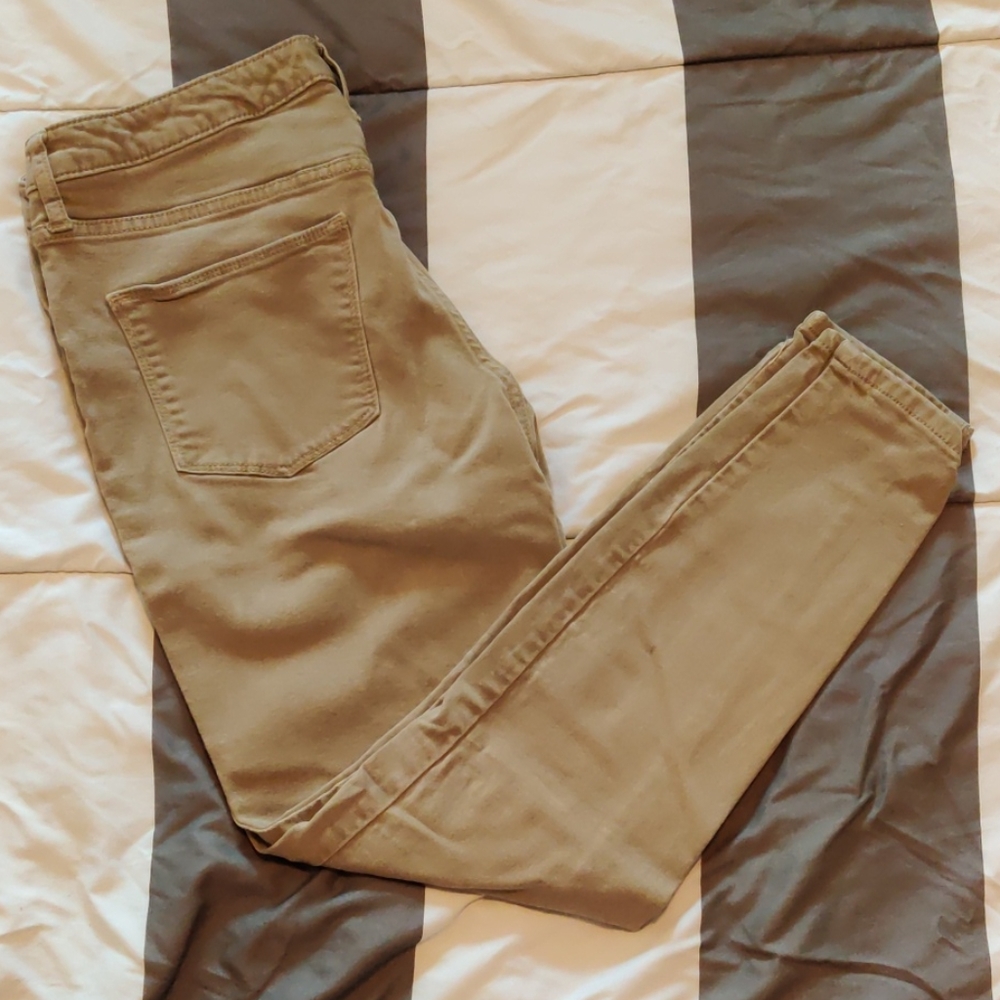 Khaki Skinny Jeans